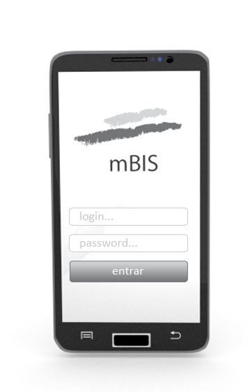 Movil con logotipo mBIS